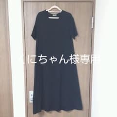 ロングワンピース GU 半袖のサムネイル
