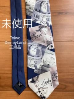 【オガ様専用】トイストーリー柄　ネクタイ　ネイビーのサムネイル