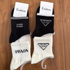 リブ編みショートソックス 4足セットのサムネイル