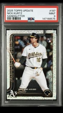 2025 TOPPS NICK KURTZ #197 PSA9 - メルカリ
