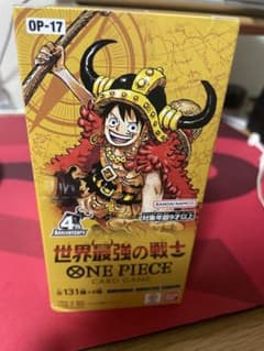 ワンピースカードゲーム 世界最強の戦士 1BOX テープ付き - メルカリ