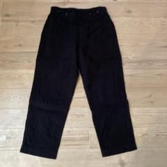 ＭＨＬ　マーガレットハウエル　ワークパンツ　黒色のサムネイル