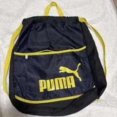 PUMA ナップサック ブラック イエローのサムネイル