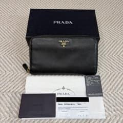 PRADA 1M0506 サフィアーノレザー 長財布 ネロ - メルカリ