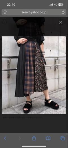 PAGE BOY プリーツロングスカートのサムネイル