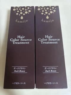 200g 2本セット　カミージュ ヘアカラーソース ダークブラウンのサムネイル