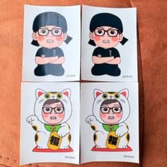 みそきん ステッカー 4枚セット - 2