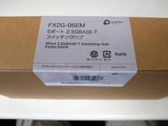 FX2G-05EM　5ポート 2.5GBASE-T スイッチングハブのサムネイル