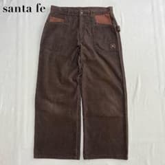 santa fe 코듀로이 페인터 팬츠 와이드 팬츠 워크 팬츠