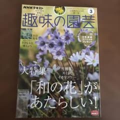 NHK趣味の園芸 2023年3月号 「和の花」があたらしい！