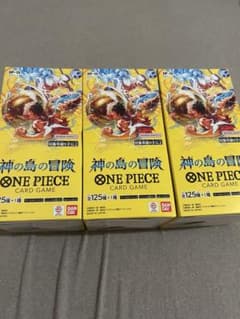 ワンピースカード 神の島の冒険3BOX テープカット - メルカリ