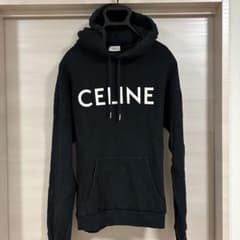 CELINE セリーヌ ロゴプリント パーカー フード 付きのサムネイル