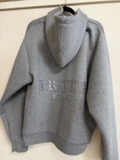 RTEG パーカー グレー 刺繍ロゴ メンズ Lサイズのサムネイル