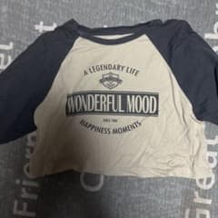 ラグラン Tシャツ WONDERFUL MOOD プリントのサムネイル