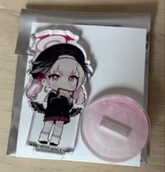 블루 아카이브 × SMILE BASE CAFE 시모에 코할 미니 악스타