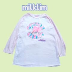 milklim コットンキャンディ長袖Tシャツ fancy かわいい古着 - メルカリ