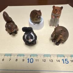 小動物 カプセルトイ5体セットのサムネイル