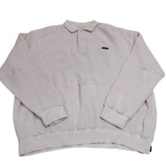 thisisneverthat ディスイズネバーザット ベージュ ニットポロ