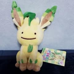 ​【新品未使用】ポケモンセンター へんしん！メタモン ぬいぐるみ リーフィアのサムネイル