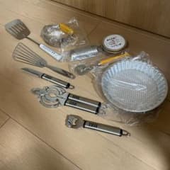 Thumbnail of 未使用品 ステンレス製 キッチンツール 10点セット