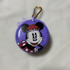 上海ディズニーランド ミニーマウス 缶ケース キーホルダー - メルカリ