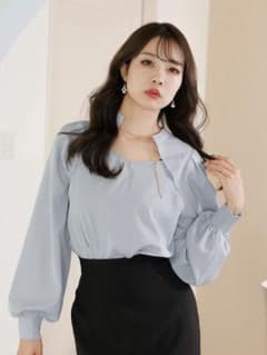 LIPSERVICE2wayブラウス 参戦服 ワンホン 同窓会 韓国ファッションのサムネイル