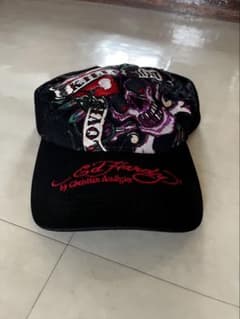 Ed Hardy メッシュキャップ スカル刺繍 - メルカリ
