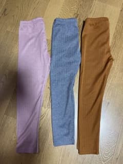 キッズ　レギンス3本セット　120のサムネイル