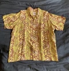 50s DUKE KAHANAMOKUデュークカハナモク アロハシャツ 四角タグ 50s DUKE KAHANAMOKUデュークカハナモク アロハシャツ 四角タグ