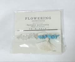 定価1700円：FLOWERING 天然石 ブレスレット タッセル付きのサムネイル