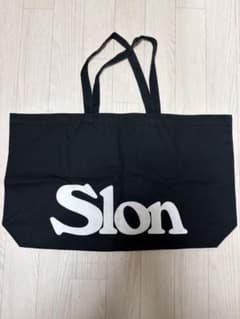 Slon トートバッグ 黒のサムネイル