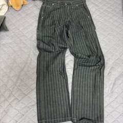 h*e様 時間限定値下げ児島ジーンズ ヘリンボーン ストライプ ペインターパンツ h*e様 時間限定値下げ児島ジーンズ ヘリンボーン ストライプ
