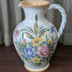 イタリア製 フラワーベース 花瓶 壺 水差し - メルカリ