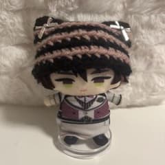 にじぱぺ 10cmぬい 猫ニット帽 ぬい帽子のサムネイル