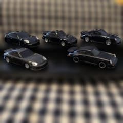 ポルシェ ミニカー 5台セット ブラック系のサムネイル