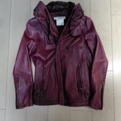 KATHARINE HAMNETT LONDON レザーブルゾン ボルドー M KATHARINE HAMNETT LONDON レザーブルゾン ボルドー M - メルカリ