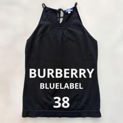 美品 BURBERRY BLUELABELタンクトップ リボンブラック 38 - メルカリ