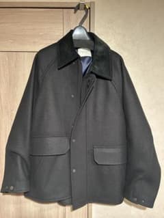 Super140s メルトンハンティングブルゾン パブリックトウキョウ サイズ