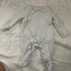 carter's ベビー ロンパース 足付き グレーのサムネイル