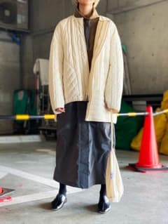 nigonstans アイボリー キルティング ダウンジャケット nigonstans アイボリー キルティング ダウンジャケット - メルカリ