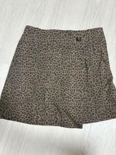 Heather レオパード柄 ミニスカートのサムネイル