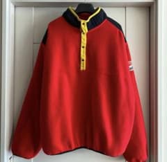 ベ*ン様 90s マルボロ　スナップ　ハーフジップ フリースのサムネイル