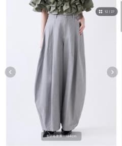 SNIDEL カーブデニムワイドパンツ　サイズ1のサムネイル