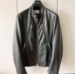 Martin Margiela 八の字 レザージャケット　15ss 46のサムネイル