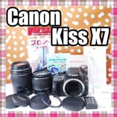 ✨初心者オススメ✨スマホ転送可能✨Canon kiss X7 ダブルレンズセット