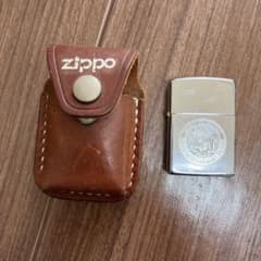 ジッポ　皮ケース付のサムネイル