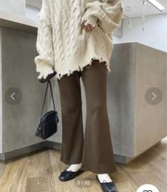 apres jour カットリブパンツのサムネイル