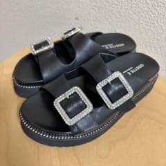 ユナイテッドアローズ　ビジューバックベルト サンダル ユナイテッドアローズ ビジューバックベルト サンダル - メルカリ