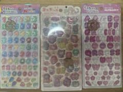 うるちゅるPOPシール♡サンリオ含む3点セット(バラ売り不可)正規品のサムネイル