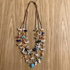 お値引き！盛夏対応【ズニ族　インデアンジュエリー】天然石動物モチーフ ネックレス m31502444152_1.jpg?1745806095